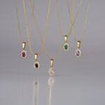 Red Zircon Necklace - Image 2